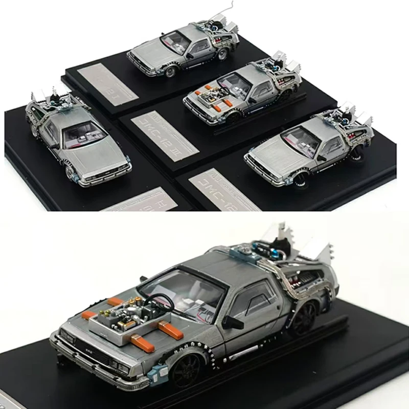 1/64 Scale DeLorean Time Machine Model 2 1/64 Scale DeLorean Time Machine Model - Image 2