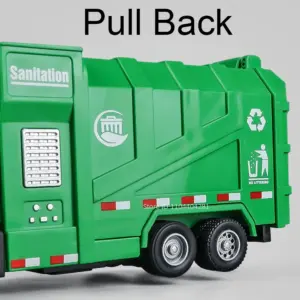 1:50 Scale Alloy Sanitation Garbage Truck Model 10 Sd9c48646008f45359873b4ff99874200h