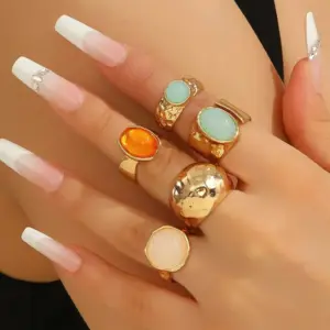 Luxury Acrylic Stone Fashion Rings Set for Women 13 Sd9e80bcf85f3471d8871045fde18378fU