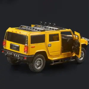Yellow Hummer H2 Diecast Model 1:18 Scale 11 Sd9f5575e2f6b4702882a868cb8996569R