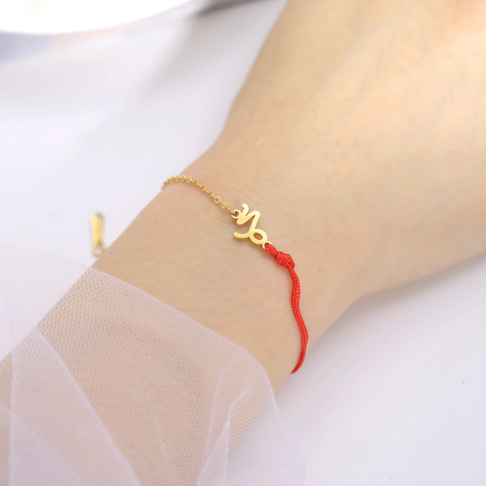 Women's Zodiac Bracelet with Silver Charm 4 Women's Zodiac Bracelet with Silver Charm - Image 4