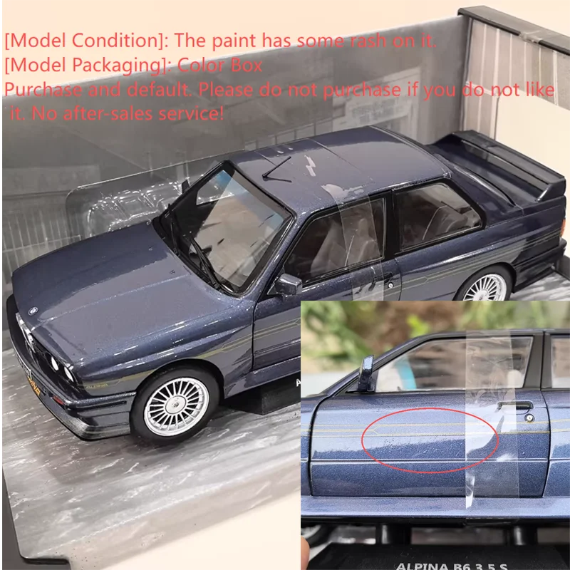 1:18 BMW M3 E30 Alpina B6 Model Car 7 1:18 BMW M3 E30 Alpina B6 Model Car - Image 7