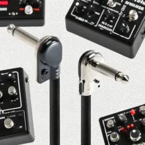 Pro-C Mini Right Angle Audio Cable 6.35mm