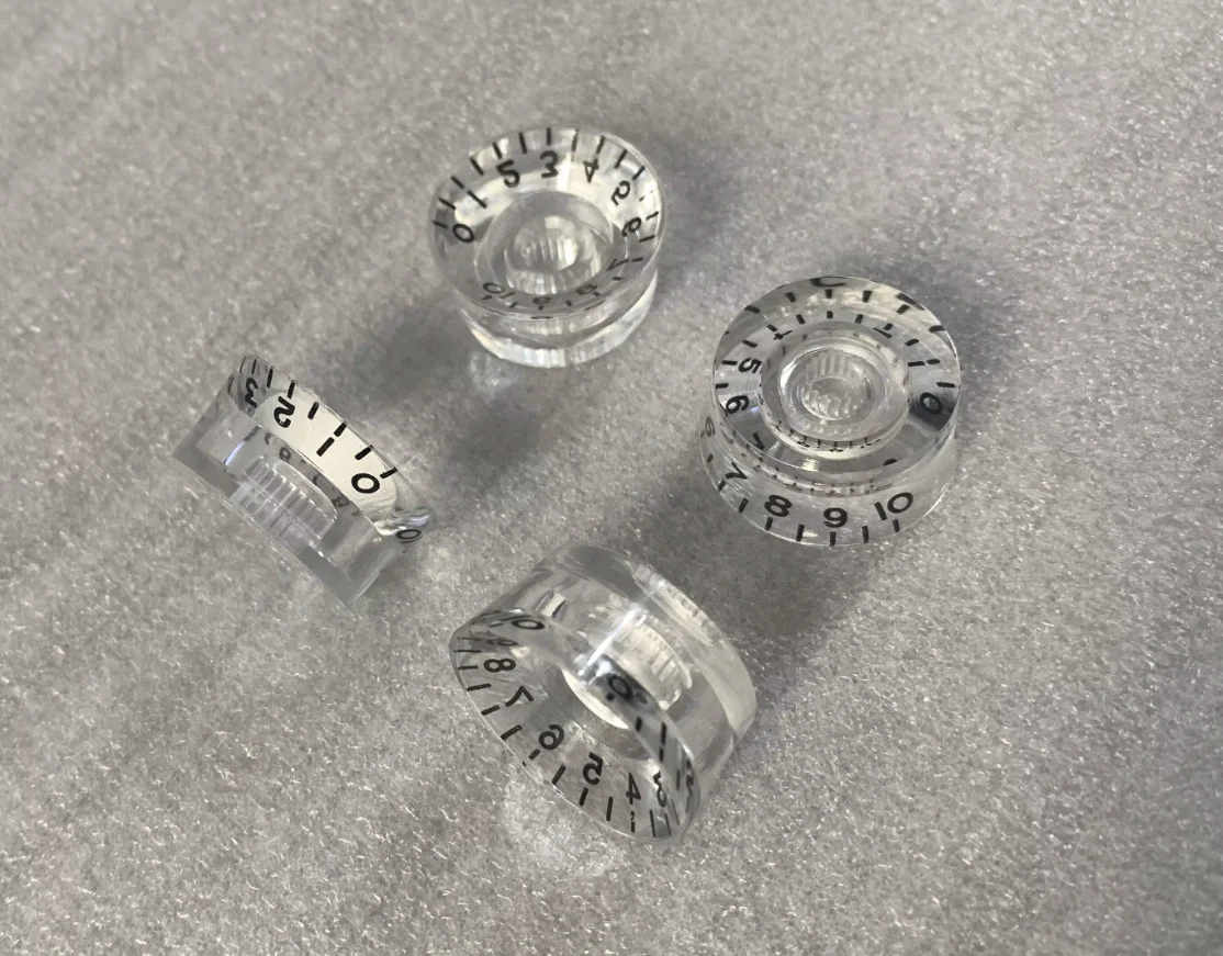 Acrylic Guitar Control Knobs for LP/SG Models 3 Acrylic Guitar Control Knobs for LP/SG Models - Image 3