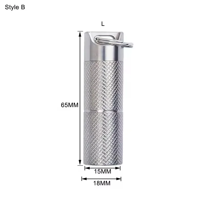 Titanium Alloy Travel Pill Box - Multiple Sizes 8 Titanium Alloy Travel Pill Box - Multiple Sizes - Image 8