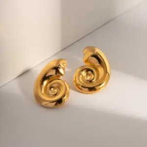 Stainless Steel Gold Spiral Hoop Earrings 9 Sda82a18b790a46b297167d555715aacdo