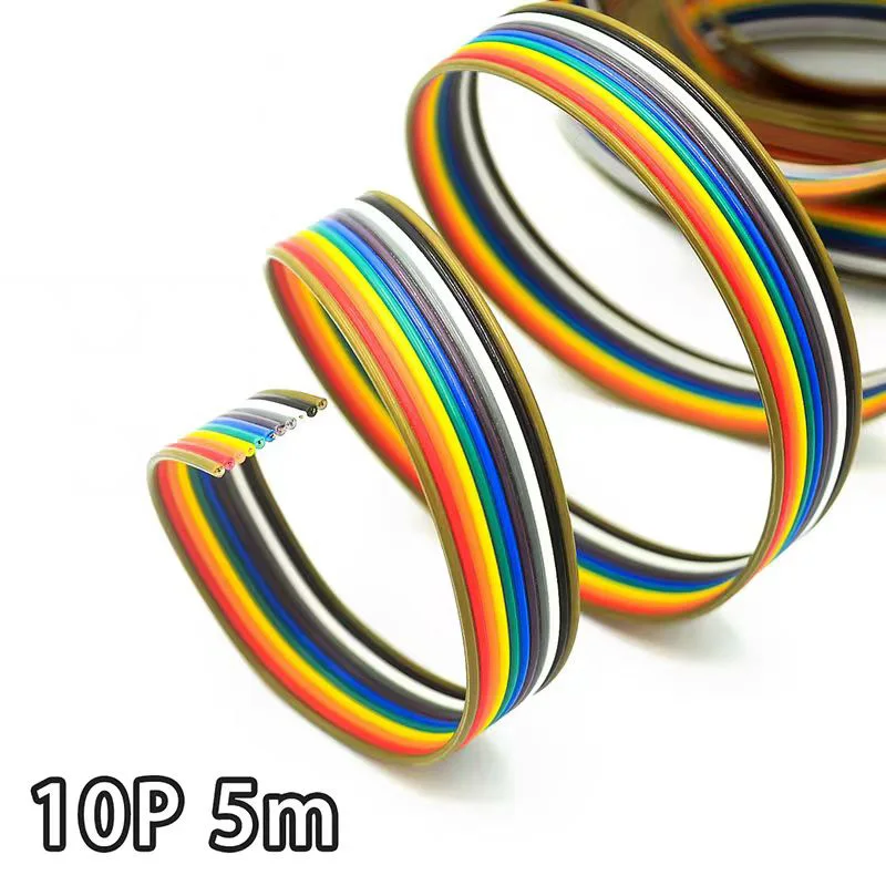 Vibrant Rainbow DuPont Cable Set 5m 10/20 Pin 2 Vibrant Rainbow DuPont Cable Set 5m 10/20 Pin - Image 2