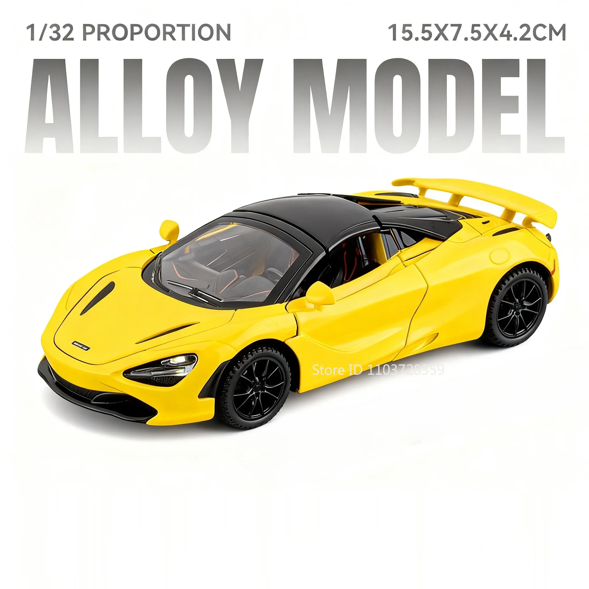 1:32 Scale McLaren 720S Senna Model Car 10 1:32 Scale McLaren 720S Senna Model Car - Image 10