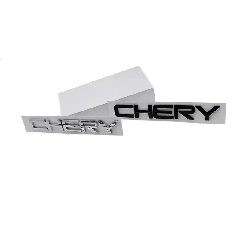 CHERY Badge Set - 3 Sizes, Chrome/Black 4 CHERY Badge Set - 3 Sizes, Chrome/Black - Image 4