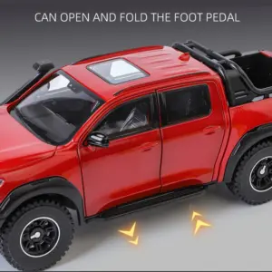 1:24 Great Wall POER Pickup Diecast Truck Model 15 Sda8fd6f9e0624e9ebab5c8b1e941bfe8x