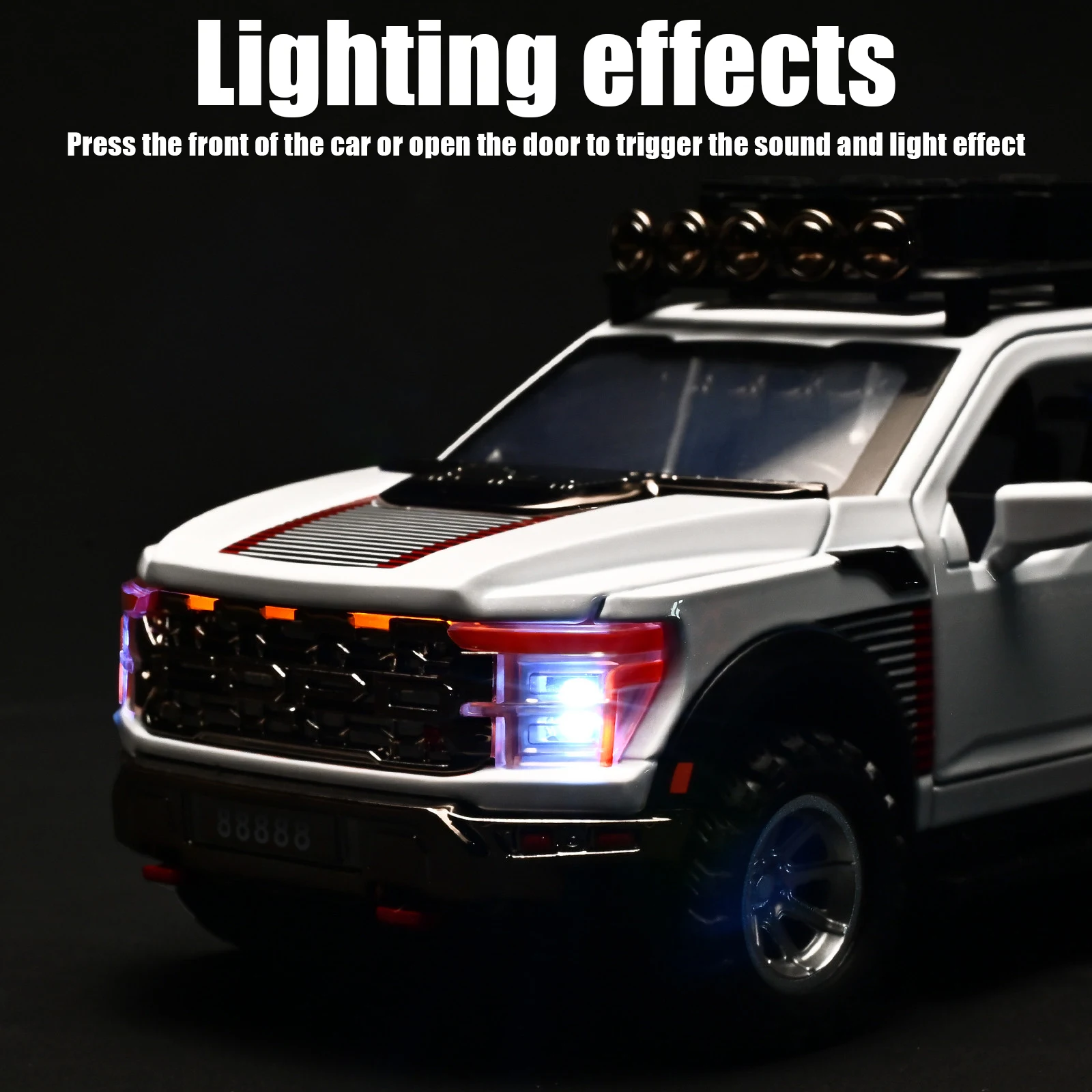 1:24 Scale Ford F150 Off-Road Diecast Model 5 1:24 Scale Ford F150 Off-Road Diecast Model - Image 5