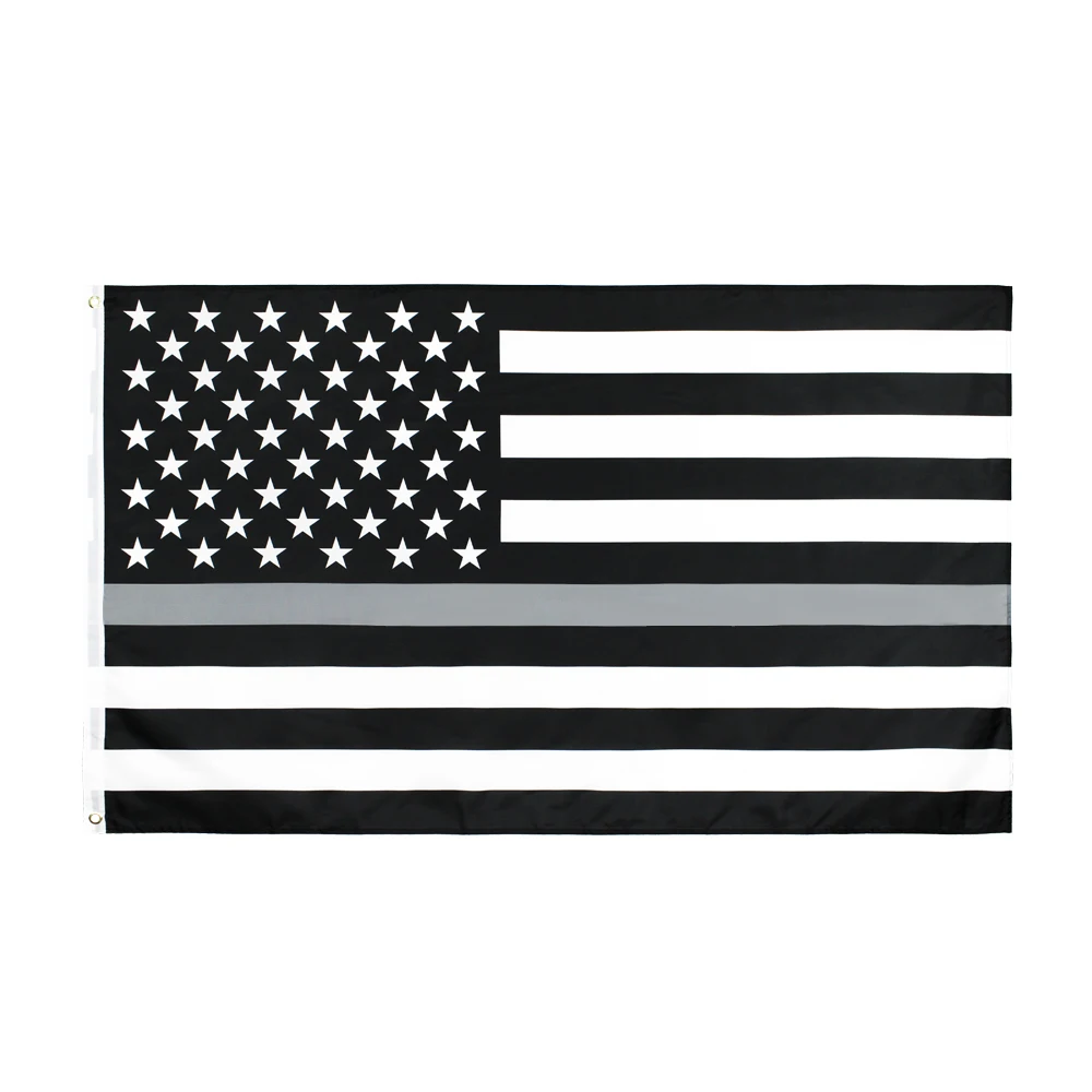 Patriotic American Flag with Blue Line 90x150cm 6 Patriotic American Flag with Blue Line 90x150cm - Image 6