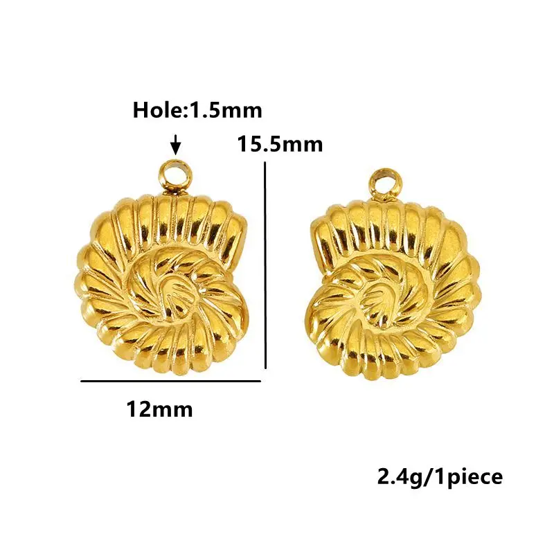 Stainless Steel Jewelry Charms Set for DIY Creations 5 Stainless Steel Jewelry Charms Set for DIY Creations - Image 5