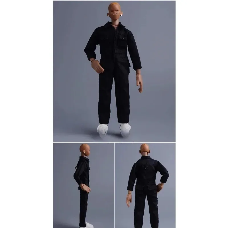 1/12 Scale Casual Workwear Jumpsuit for Figures 5 1/12 Scale Casual Workwear Jumpsuit for Figures - Image 5