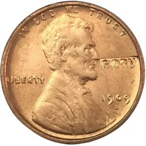 1909-S VDB Lincoln Copper Replica Coin