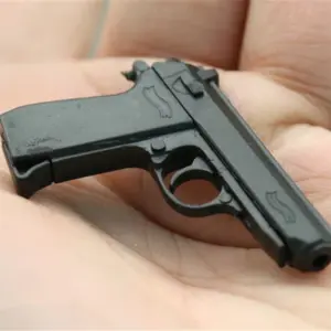 1/6 Scale Black PPK Pistol Model for Collectors 10 Sdb500eade3ce475386233ea59d9358c6x