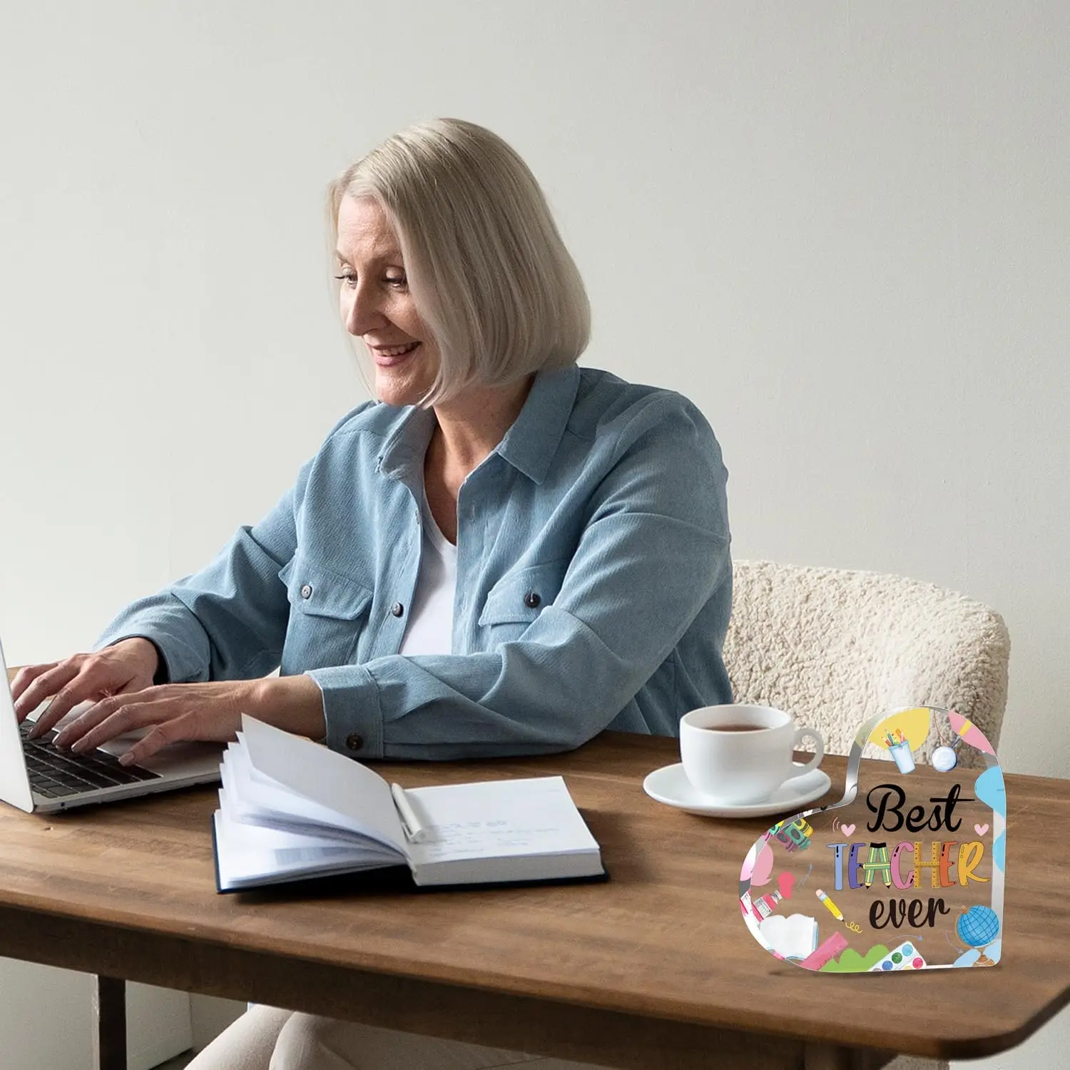 Vibrant Teacher Appreciation Acrylic Paperweight 4 Vibrant Teacher Appreciation Acrylic Paperweight - Image 4