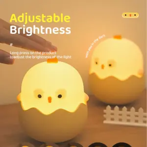 Egg-Shaped Chicken Night Light with Touch Dimming 7 Sdbf5c763b39c41aa8ffe90bcd59828aao