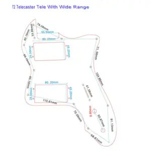 13-Hole Tele Thinline Pickguard for Humbuckers 15 Sdc03ebf17c00446b9a6d3b73a7068dd6T