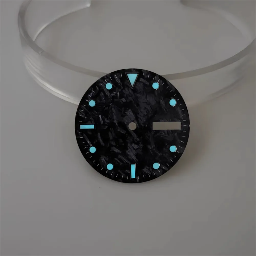 MDNEN 28.5mm Carbon Fiber Sport Dial for Watches 2 MDNEN 28.5mm Carbon Fiber Sport Dial for Watches - Image 2