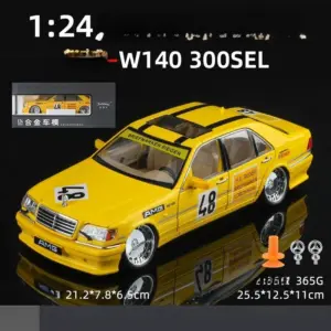 1:24 Scale Diecast Mercedes Benz S W140 320SEL 15 Sdc22ca12194b4178804a4c4c1f71c126x
