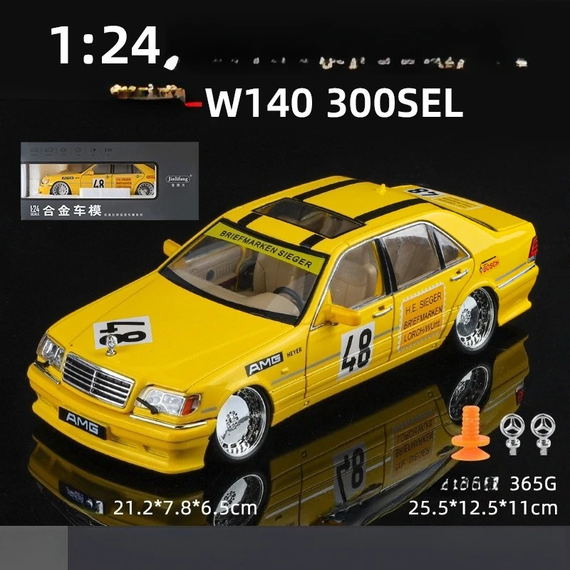 1:24 Scale Diecast Mercedes Benz S W140 320SEL 8 1:24 Scale Diecast Mercedes Benz S W140 320SEL - Image 8