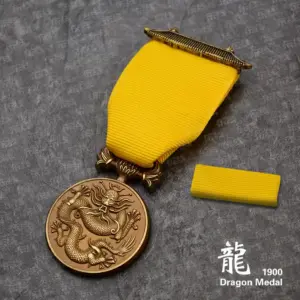 British Patriotic Copper Badge with Embossed Dragon 13 Sdc3271738354426b871da363eb8d8836w