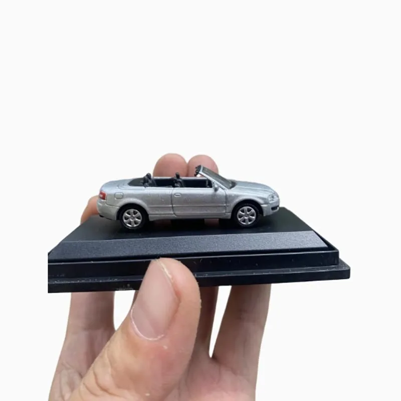 Audi A4 Cabriolet Model 1:87 Scale Silver Finish 2 Audi A4 Cabriolet Model 1:87 Scale Silver Finish - Image 2