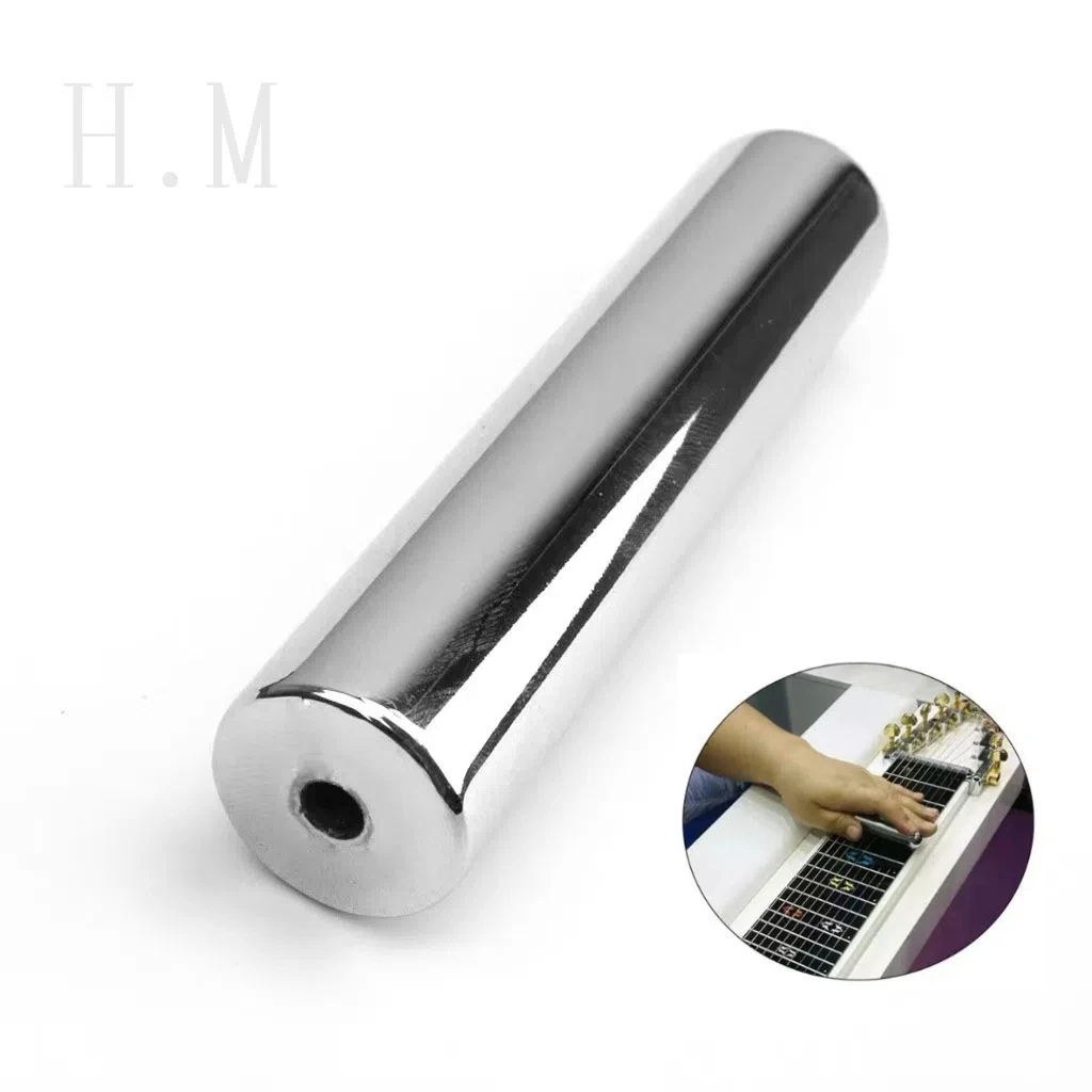 Solid Metal Guitar Slide Tone Bar 84mm x 17mm 6 Solid Metal Guitar Slide Tone Bar 84mm x 17mm - Image 6