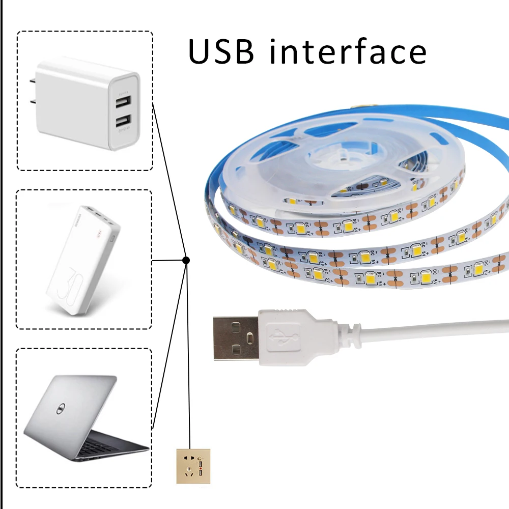 Modern USB Touch-Controlled LED Strip Light 3 Modern USB Touch-Controlled LED Strip Light - Image 3