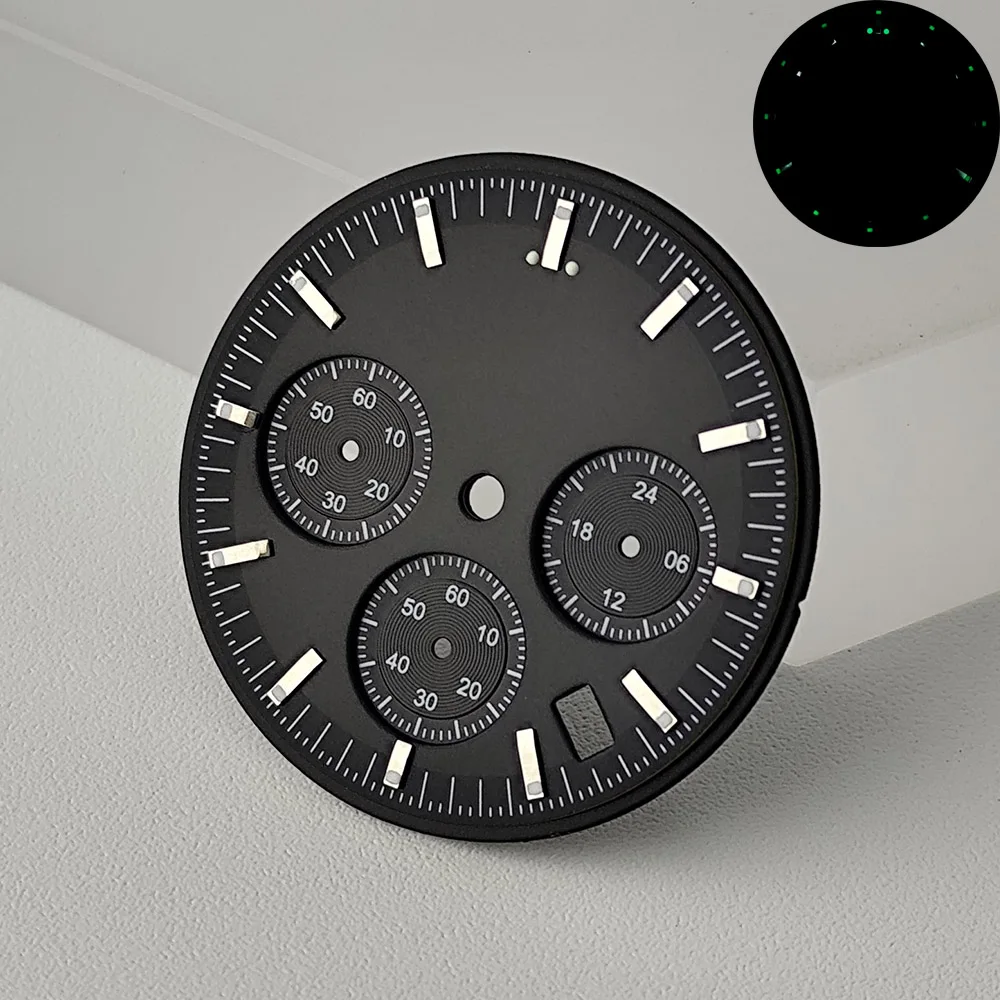 Blue/Green 32.5mm Watch Dial for VK63 Model 6 Blue/Green 32.5mm Watch Dial for VK63 Model - Image 6