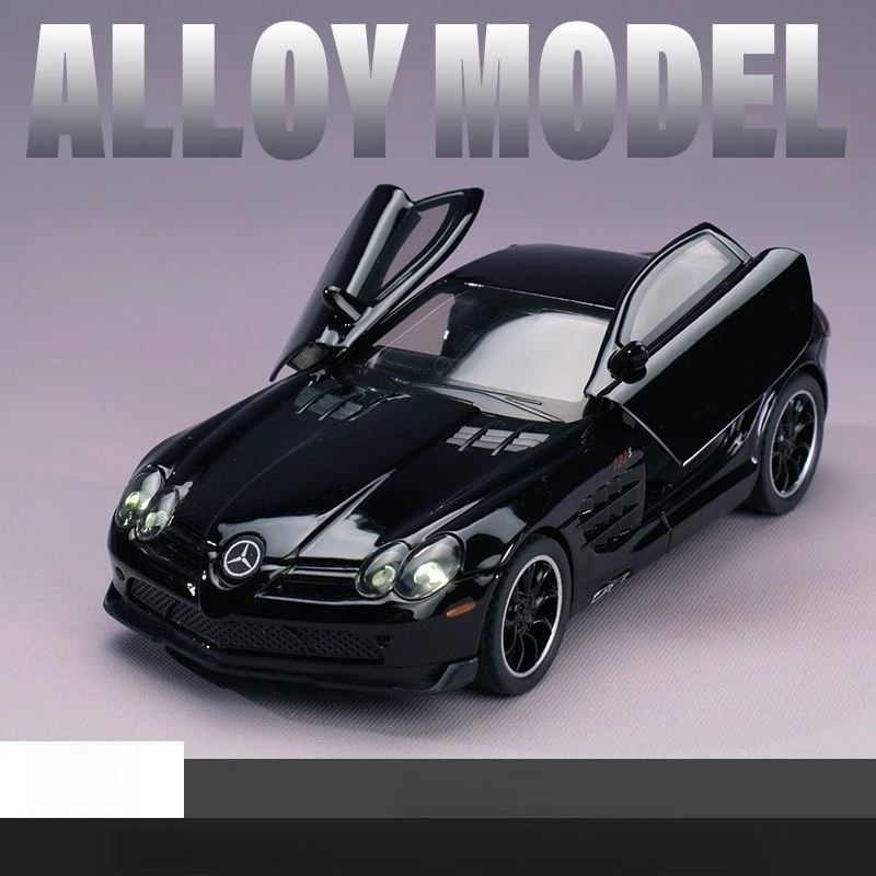Silver 1:32 Scale Diecast Supercar Model 8 Silver 1:32 Scale Diecast Supercar Model - Image 8
