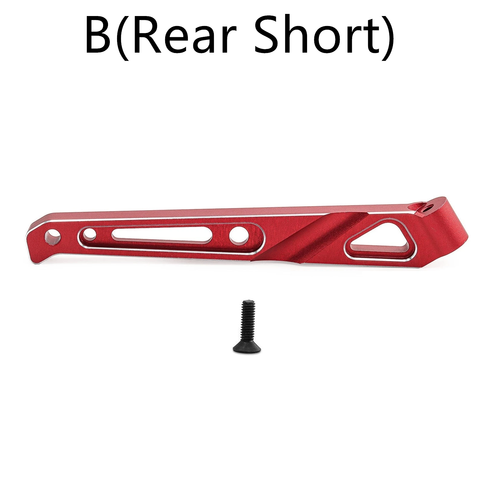 Red Aluminum Chassis Brace Set for ARRMA 1/8 6S Models 9 Red Aluminum Chassis Brace Set for ARRMA 1/8 6S Models - Image 9