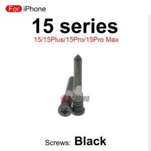 Set of 50 Black Screws for iPhone 15 Series 10 Sdca3f7632740455da60a9a38ccfd0d755