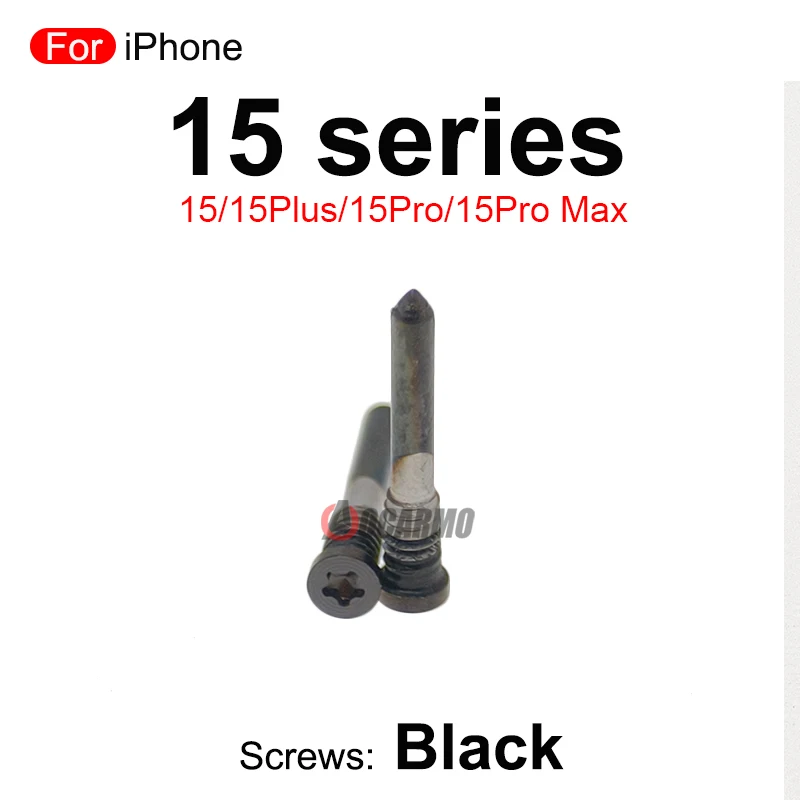 Set of 50 Black Screws for iPhone 15 Series 3 Set of 50 Black Screws for iPhone 15 Series - Image 3
