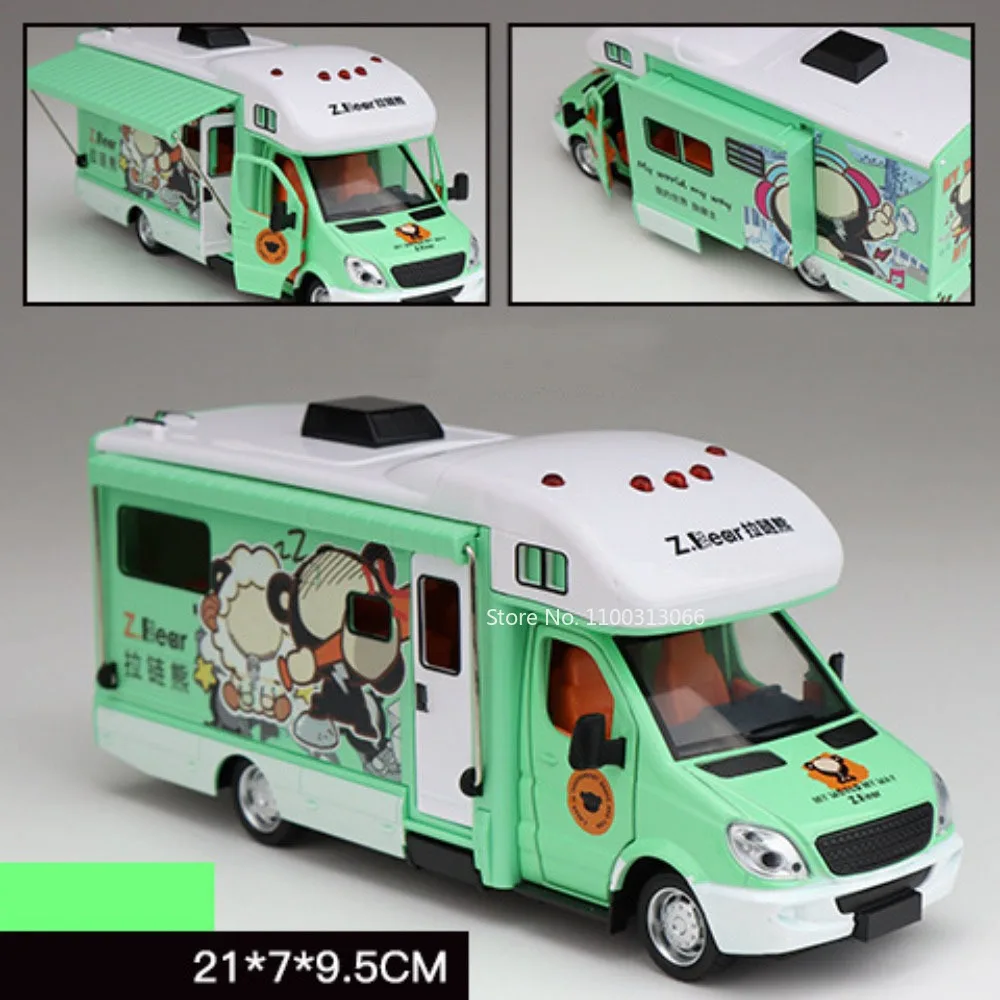 Vibrant 1:32 Cartoon Bear Caravan Model 7 Vibrant 1:32 Cartoon Bear Caravan Model - Image 7