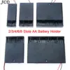 Black AA Battery Storage Case with 8 Slots