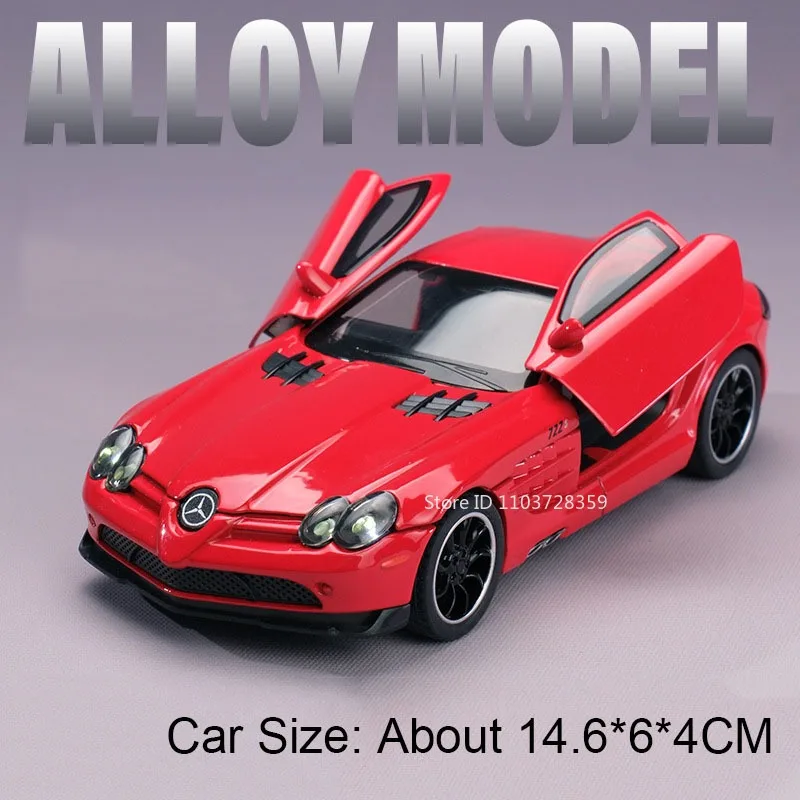 Mercedes-Benz SLR 772S 1:32 Diecast Model 9 Mercedes-Benz SLR 772S 1:32 Diecast Model - Image 9