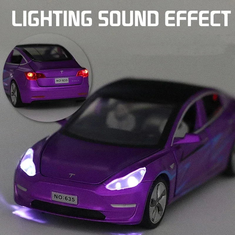 1:32 Scale Tesla Model 3 Diecast Replica 5 1:32 Scale Tesla Model 3 Diecast Replica - Image 5