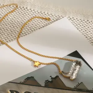 Stainless Steel Pentagram Necklace for Women 8 Sdcf328f04483485c8129e874f5b34b1bS