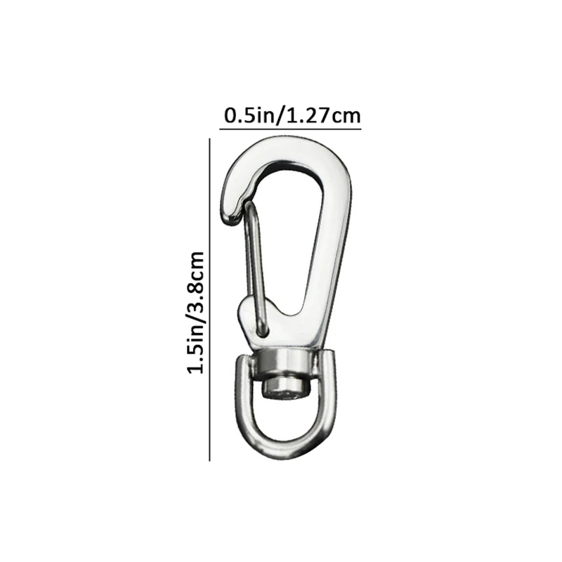 Mini Zinc Alloy Spring Backpack Clasp for Keys and Gadgets 7 Mini Zinc Alloy Spring Backpack Clasp for Keys and Gadgets - Image 7