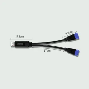 Dual USB 2.0 Splitter Cable with Charging 13 Sdd134faf88e842829d0fa00e8d2cc3d0Z