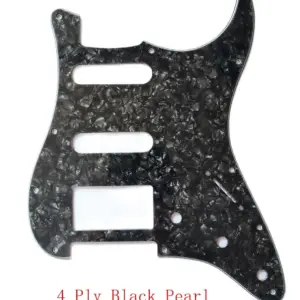 Black Stratocaster-Style Pickguard Set for Fender Guitars 16 Sdd175b92b29a48c485029e1696a07521d