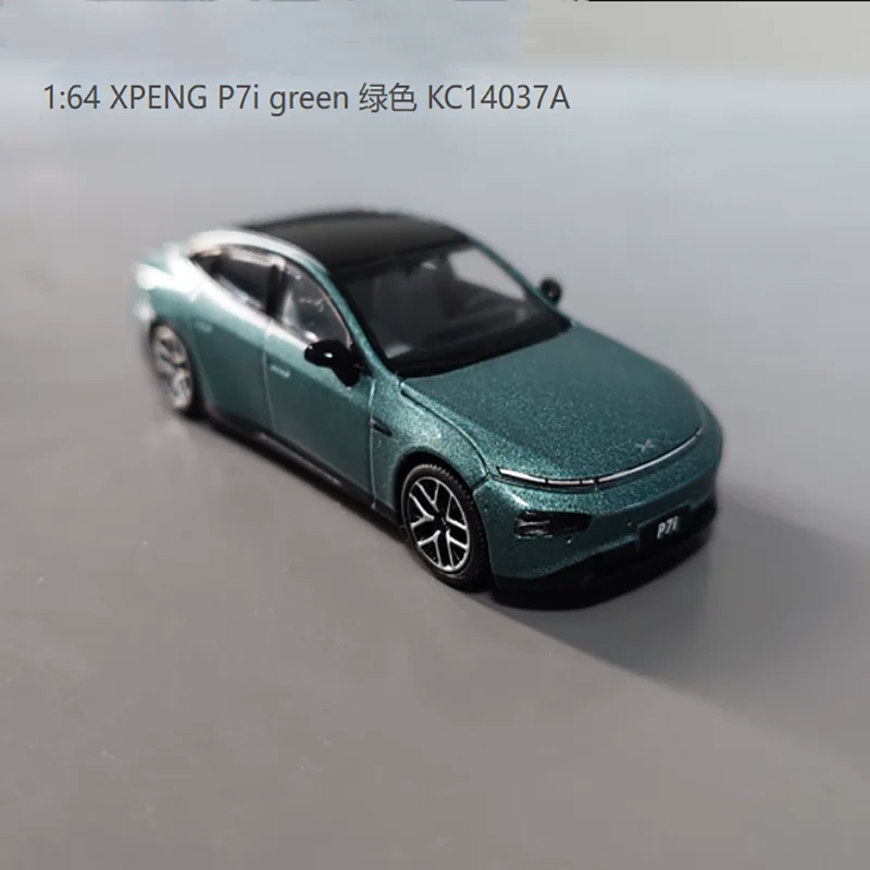 XPeng P7i 1:64 Scale Diecast Model in Metallic Green 3 XPeng P7i 1:64 Scale Diecast Model in Metallic Green - Image 3