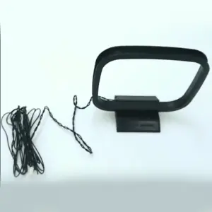 Black FM AM Loop Antenna for Receivers 9 Sdd24f0ac092e4c64be0e98a3158bc299G