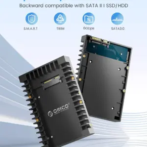 2.5 to 3.5-inch SATA Hard Drive Adapter 11 Sdd3018d6377f43769c51cc508fa07a66P