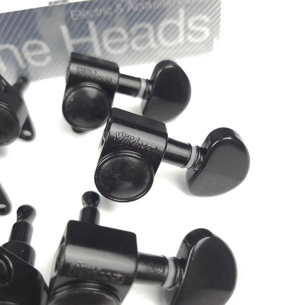 Wilkinson WJ303 Black Tuning Pegs Set for Guitars 5 Wilkinson WJ303 Black Tuning Pegs Set for Guitars - Image 5