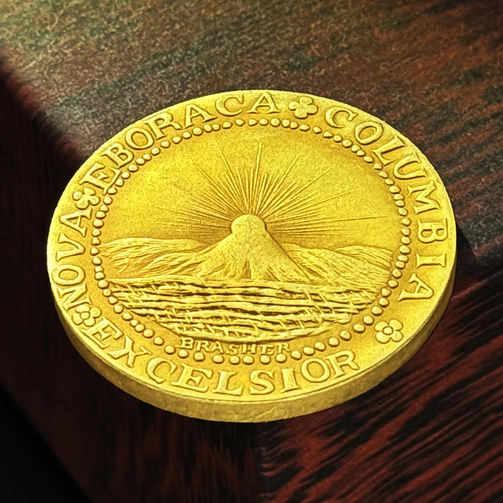 Vintage US 1787 Eagle Copper Coin 4 Vintage US 1787 Eagle Copper Coin - Image 4