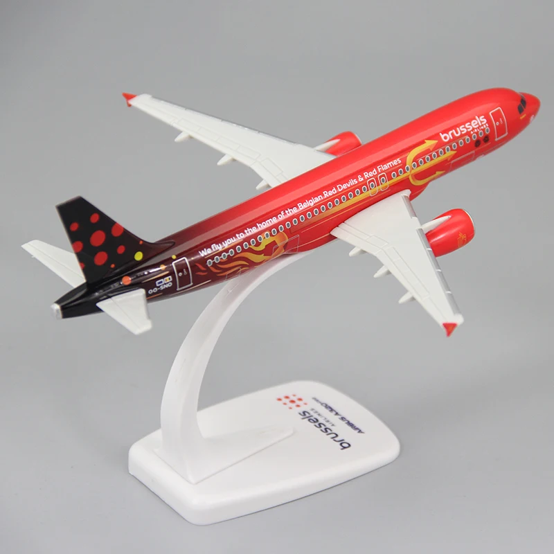 Vibrant Brussels Airlines Airbus A320 Model 3 Vibrant Brussels Airlines Airbus A320 Model - Image 3
