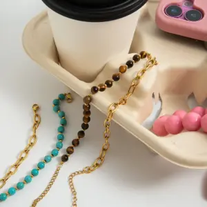 Gold Stainless Steel Women's Layered Bracelet 11 Sdd4d56b4ff63446eb42bbdc5458540ad1